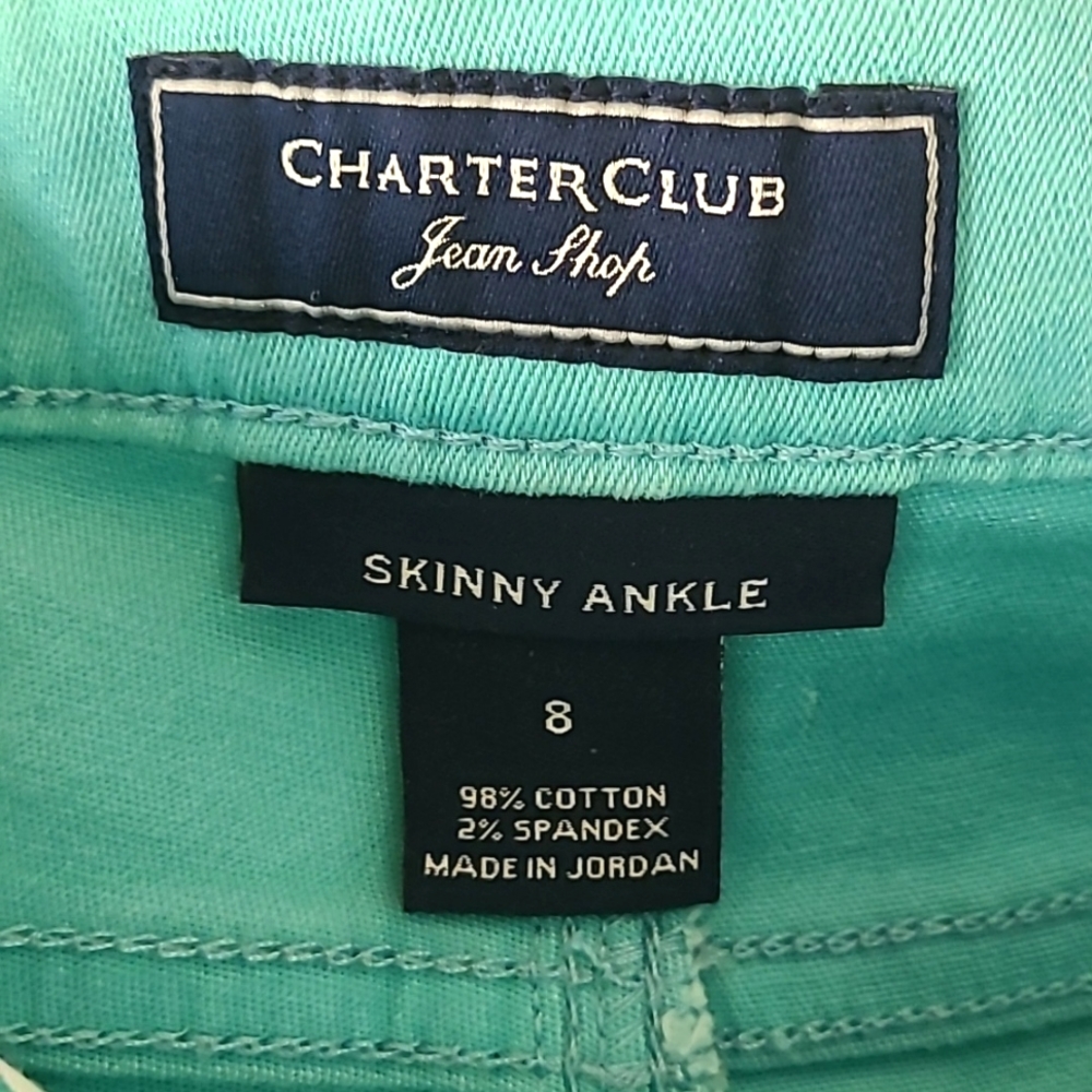 NWOT Charter Club Skinny Ankle Jeans - Picture 7 of 17